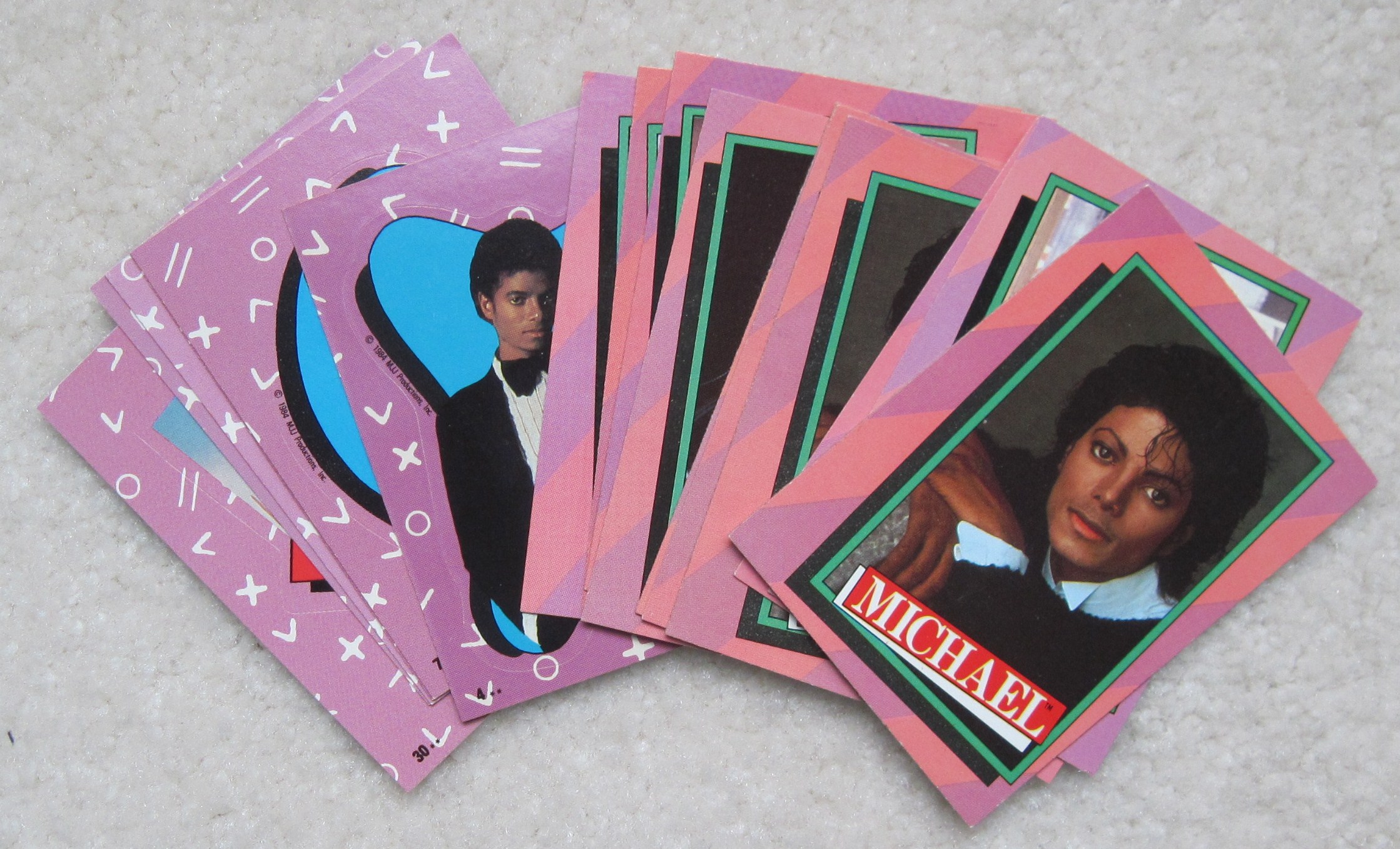 Michael Jackson Collector cards - Partial set 1 - Click Image to Close